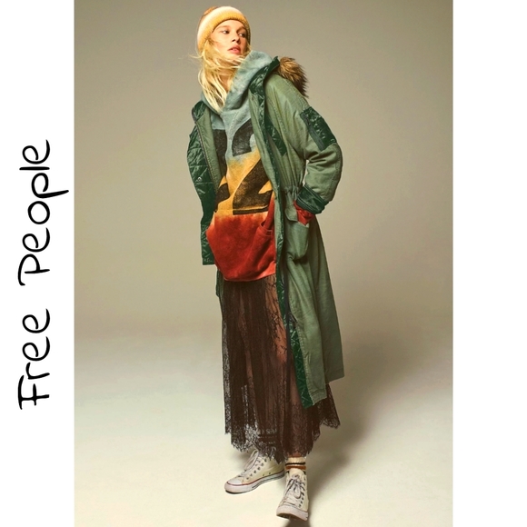 Free People × We The Free Farrah Military Parka